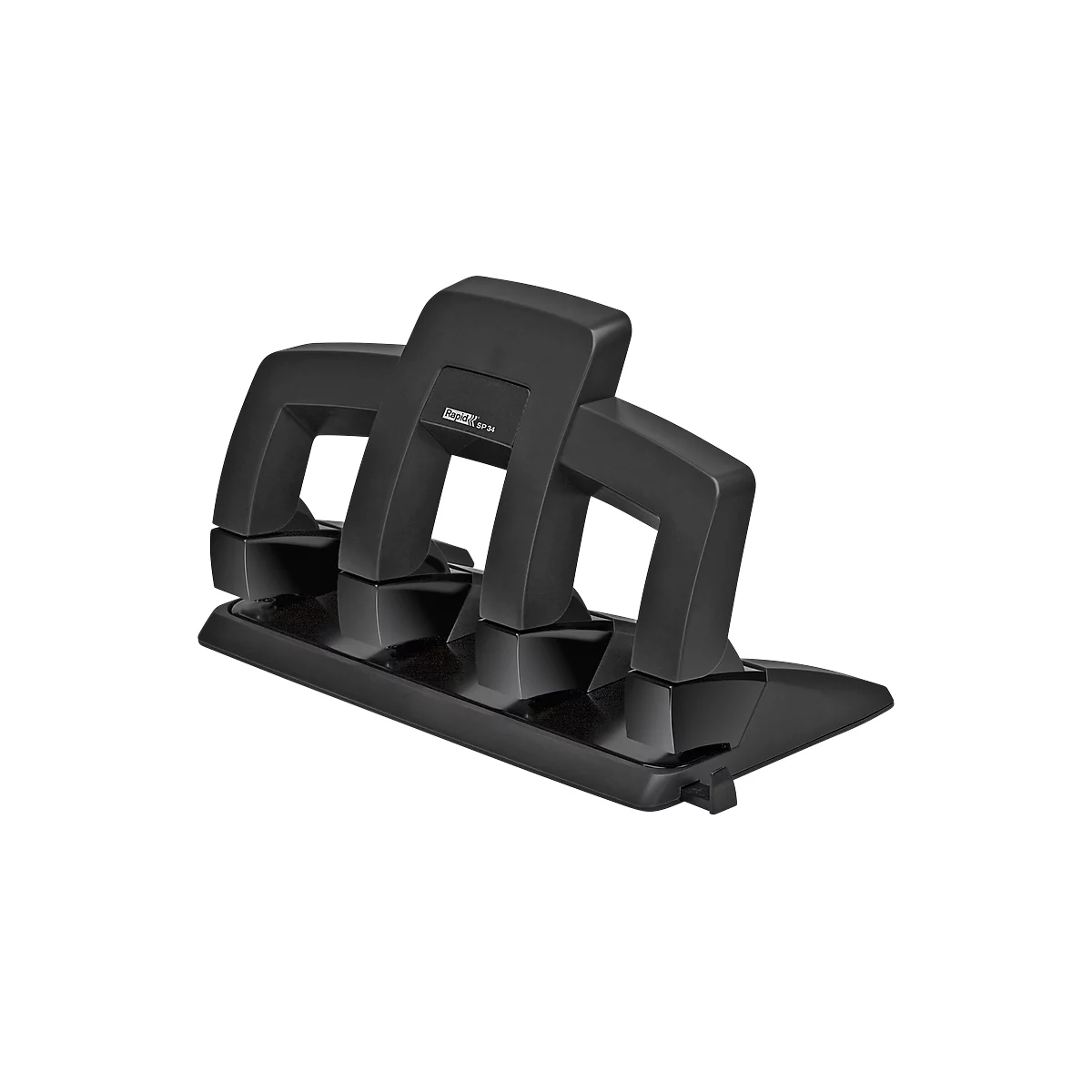 Perforateur Supreme Press Less SP34 Rapid, 4 perforations 80 mm, pour 30 feuilles, noir/anthracite