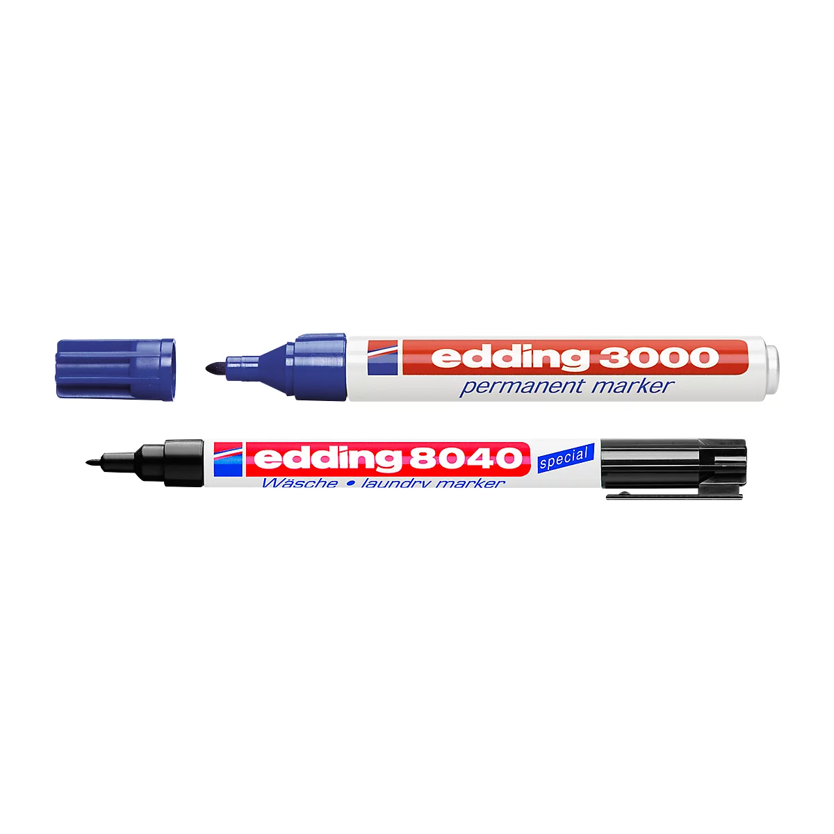 Permanente marker 3000, 20 stuks, blauw + GRATIS wasmarker voor 1 stuk 8040