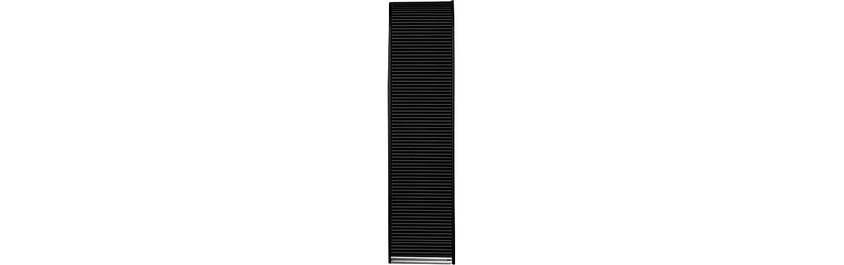 Persiana para armario universal W 980/800 x H 800/980 mm, negro