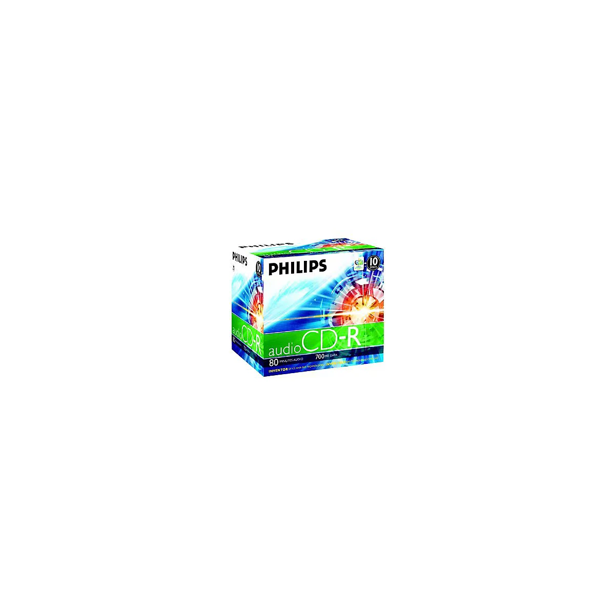 Philips - 10 x CD-R - 700 MB (80 Min) - Jewel Case (Schachtel)