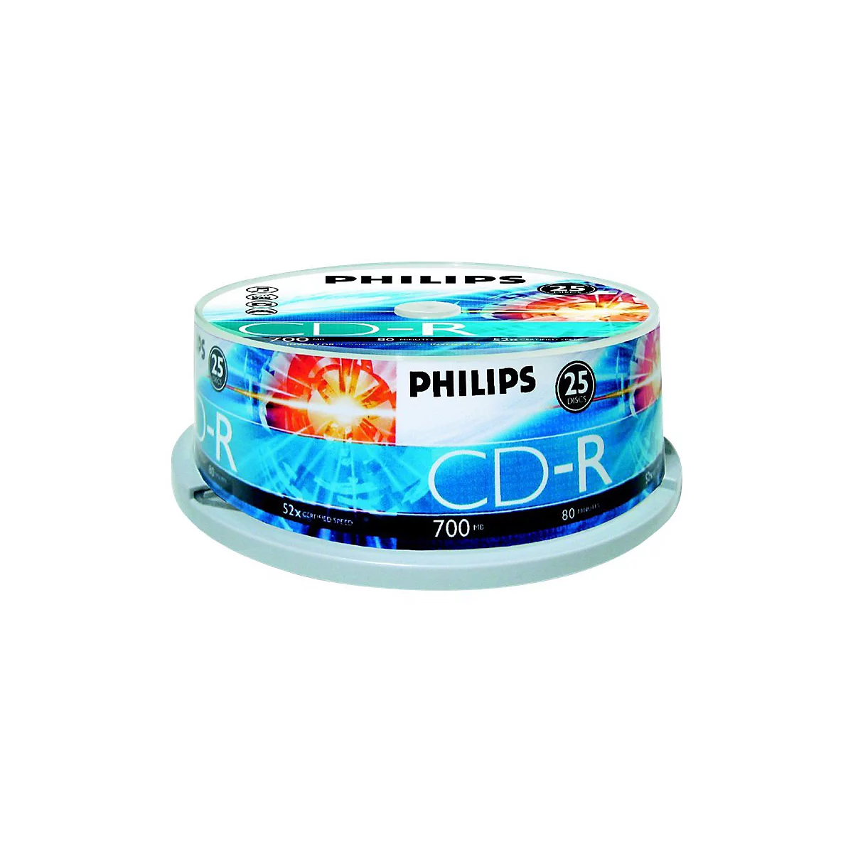 Philips - 25 x CD-R - 700 MB (80 Min) 52x - Spindel