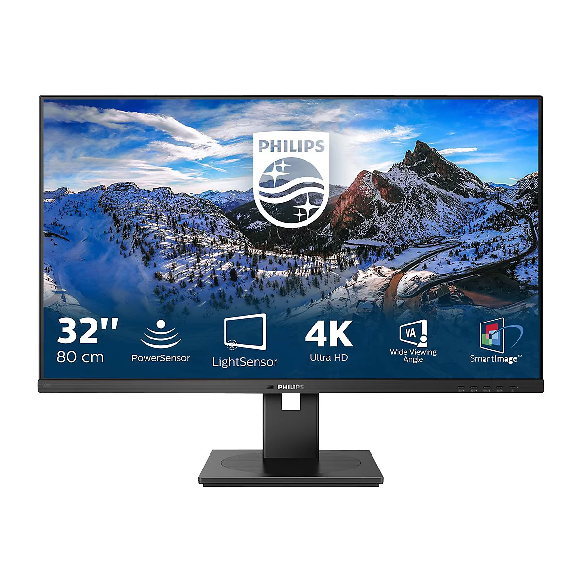 Philips 328B1 - LED-Monitor - 81.3 cm (32') (31.5' sichtbar) - 3840 x 2160 4K @ 60 Hz - VA - 350 cd/m²