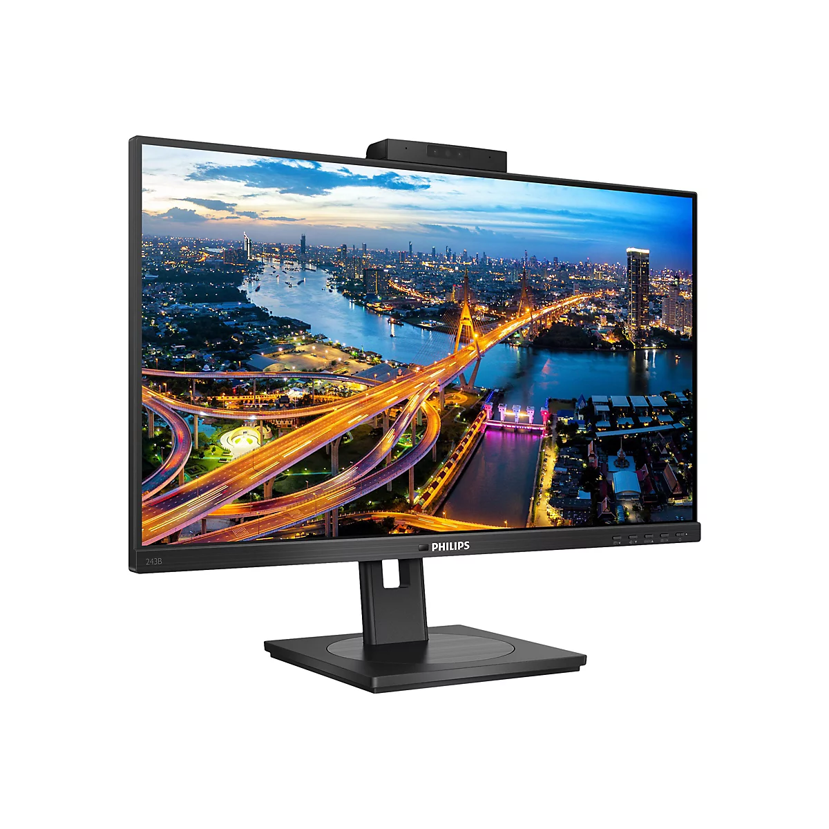 Philips B Line 243B1JH - LED-Monitor - 61 cm (24') (23.8' sichtbar) - 1920 x 1080 Full HD (1080p) @ 75 Hz - IPS - 250 cd/m²