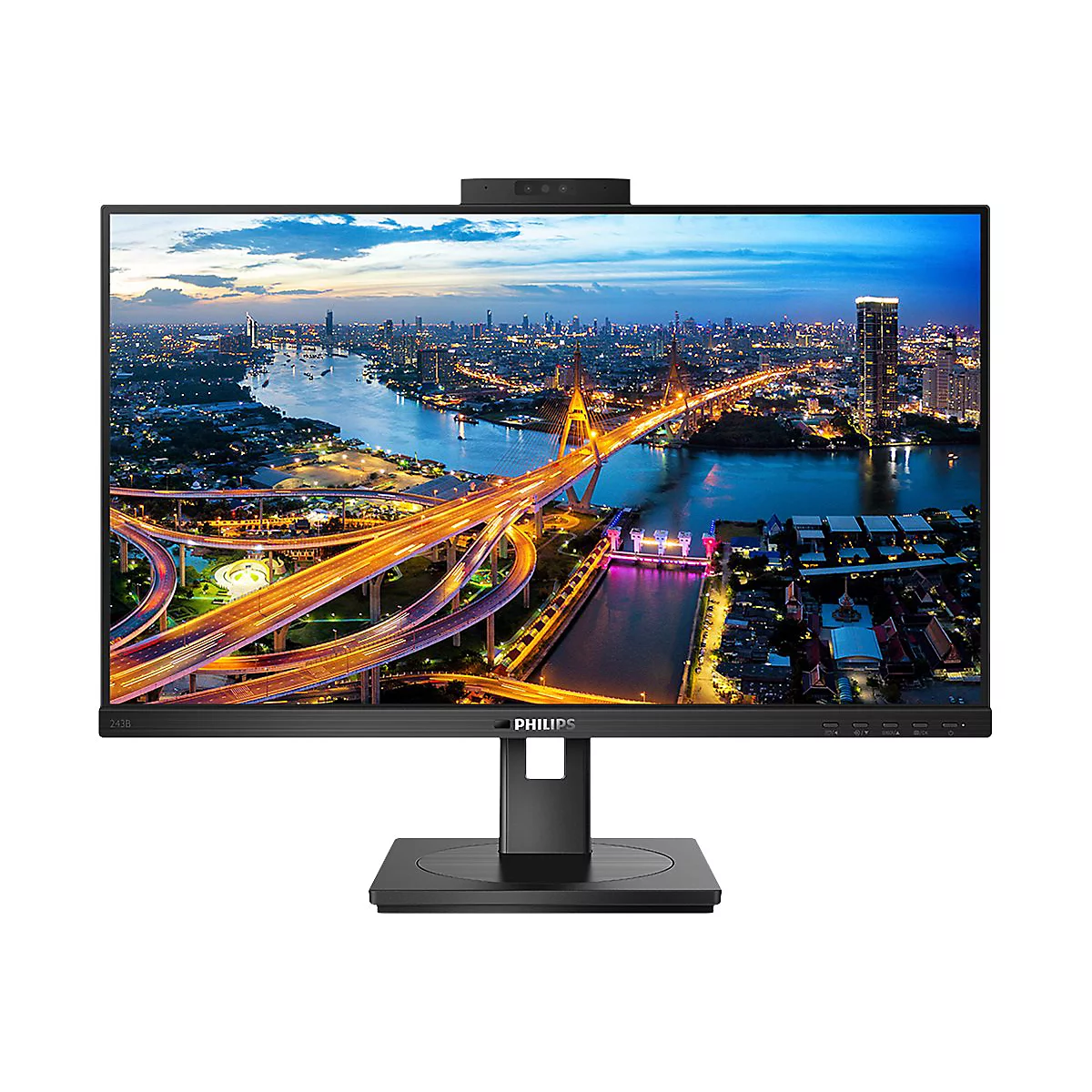 Philips B Line 243B1JH - LED-Monitor - 61 cm (24') (23.8' sichtbar) - 1920 x 1080 Full HD (1080p) @ 75 Hz - IPS - 250 cd/m²