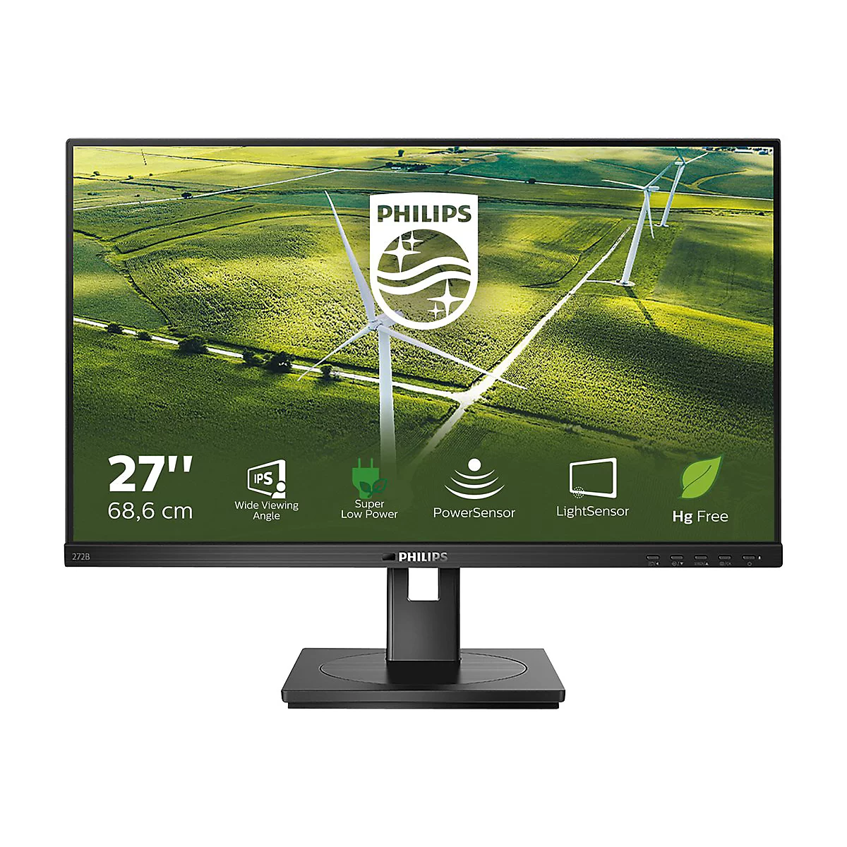 Philips B Line 272B1G - LED-Monitor - 68.6 cm (27') - 1920 x 1080 Full HD (1080p) @ 75 Hz - IPS - 250 cd/m²