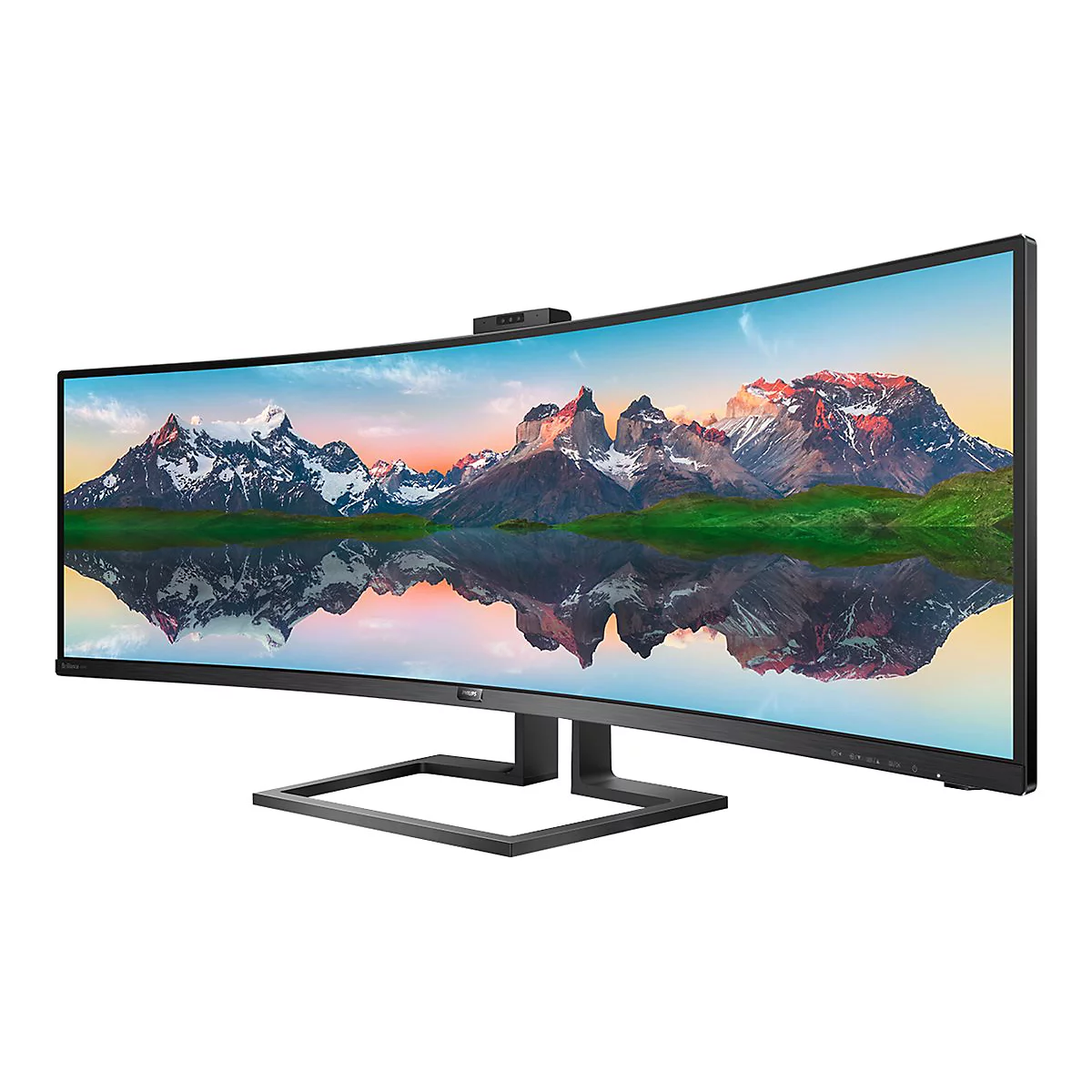 Philips Brilliance P-line 499P9H - LED-Monitor - gebogen - 124.5 cm (49') (48.8' sichtbar) - 5120 x 1440 Dual Quad HD @ 60 Hz - VA