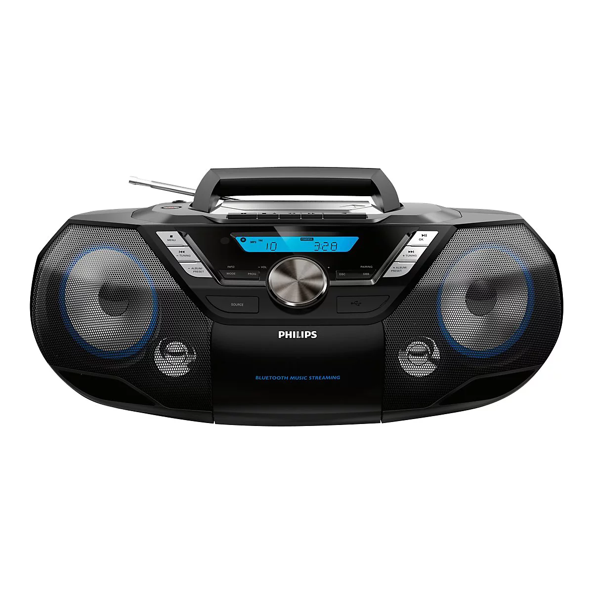 Philips CD Soundmachine AZB798T - Ghettoblaster - 12 Watt