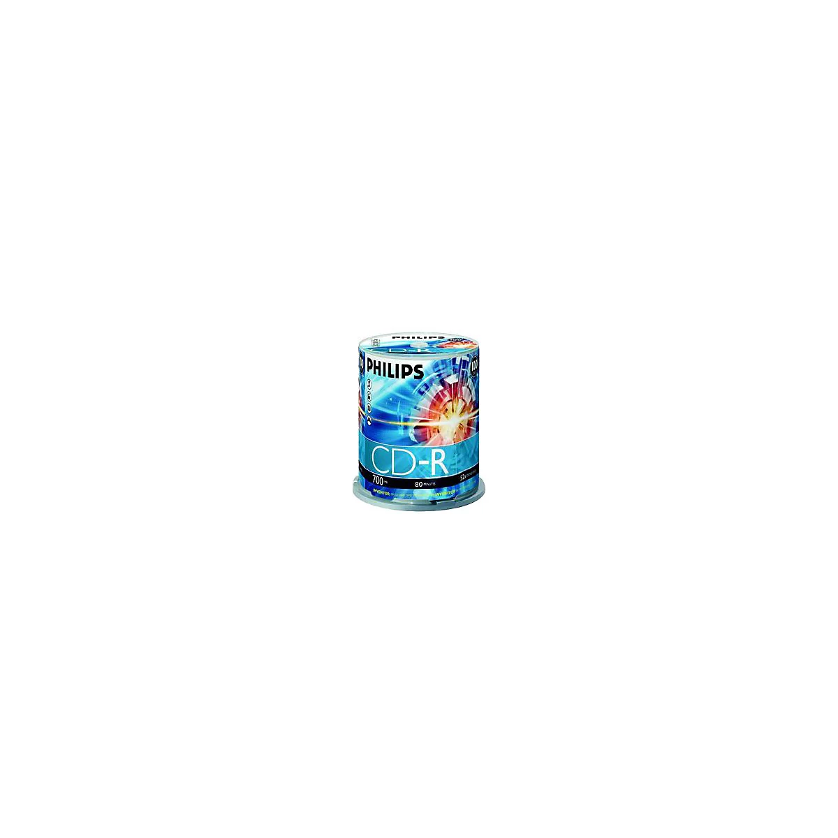 Philips CR7D5NB00 - 100 x CD-R - 700 MB (80 Min) 52x - Spindel