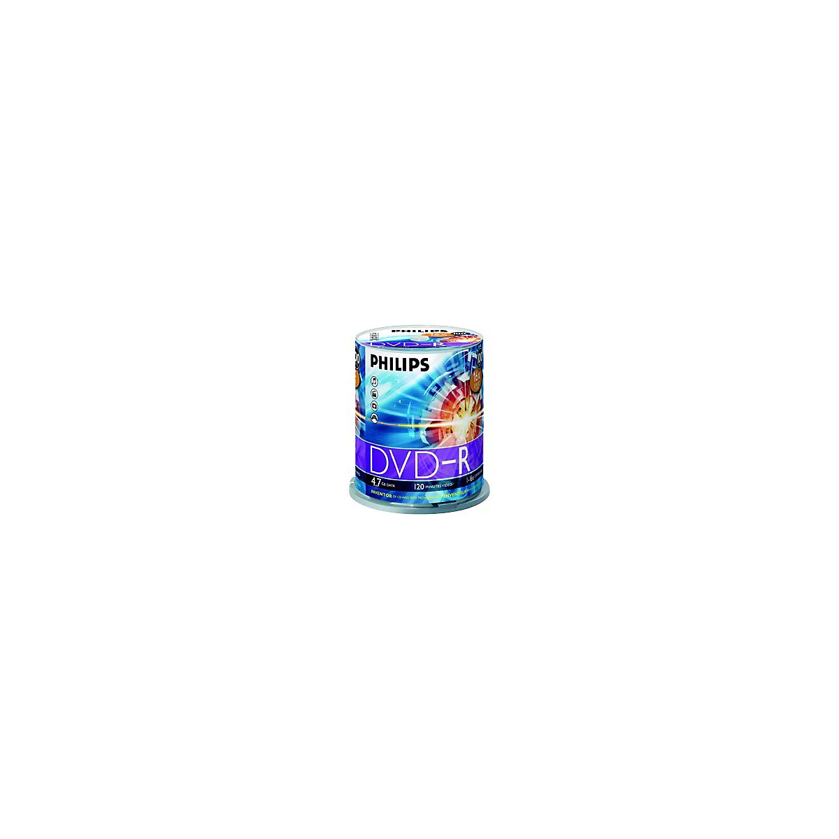 Philips DM4S6B00F - 100 x DVD-R - 4.7 GB (120 Min.) 16x - Spindel