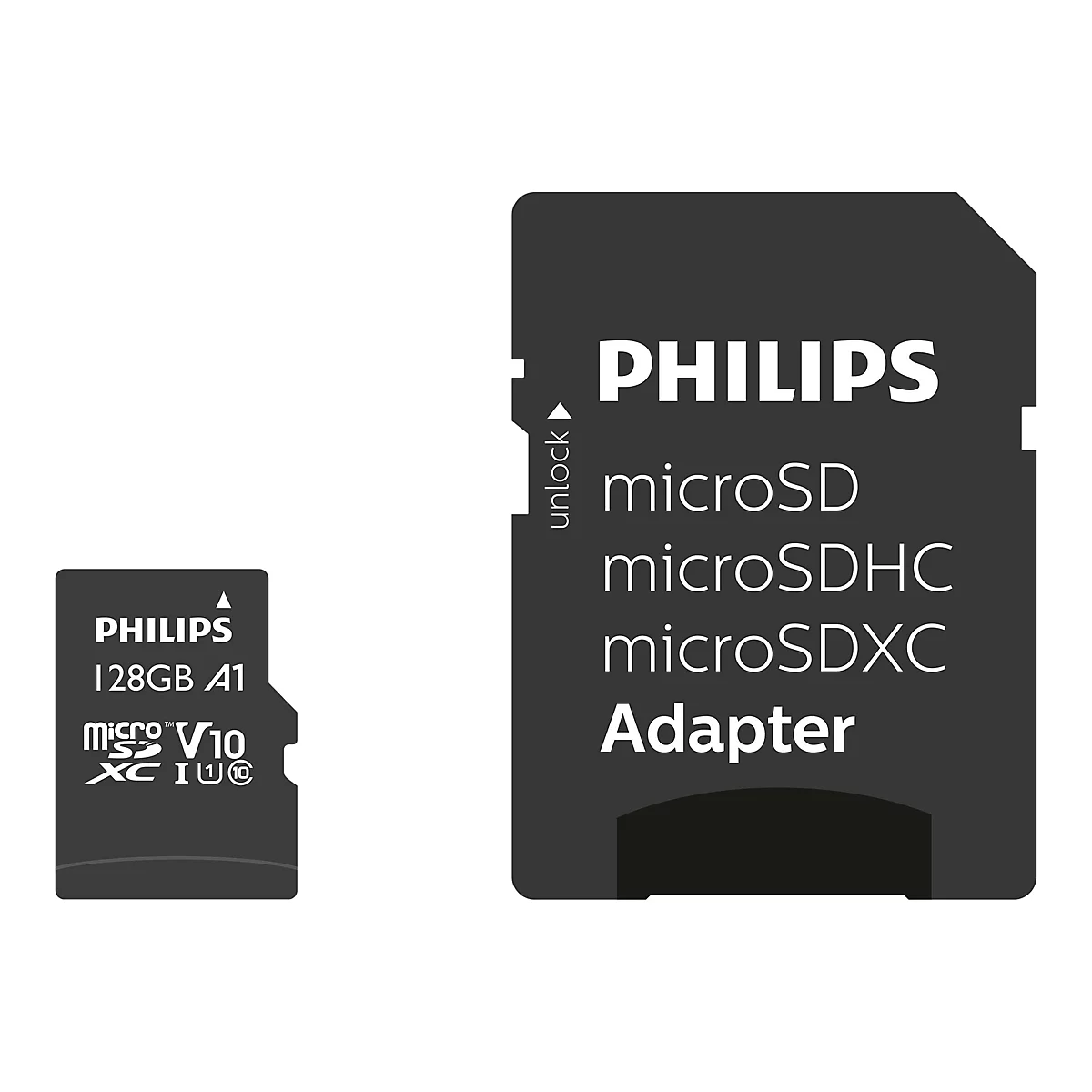 Philips FM12MP45B - Flash-Speicherkarte - 128 GB - UHS Class 1 / Class10 - SDXC