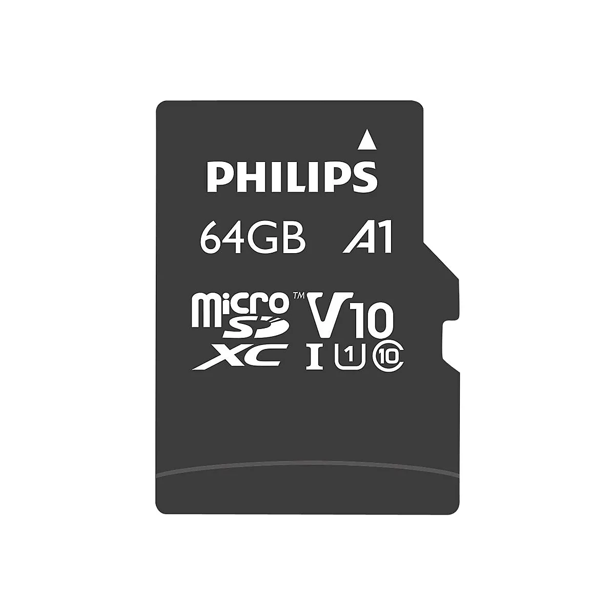 Philips FM64MP45B - Flash-Speicherkarte (SD-Adapter inbegriffen) - 64 GB - UHS-I / Class10 - SDXC