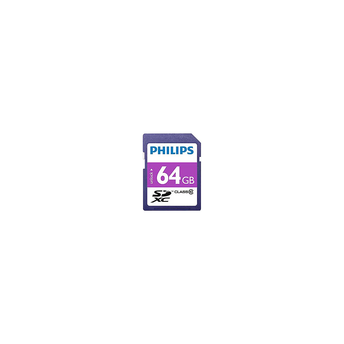 Philips FM64SD55B - Flash-Speicherkarte - 64 GB - Class 10 - SDXC