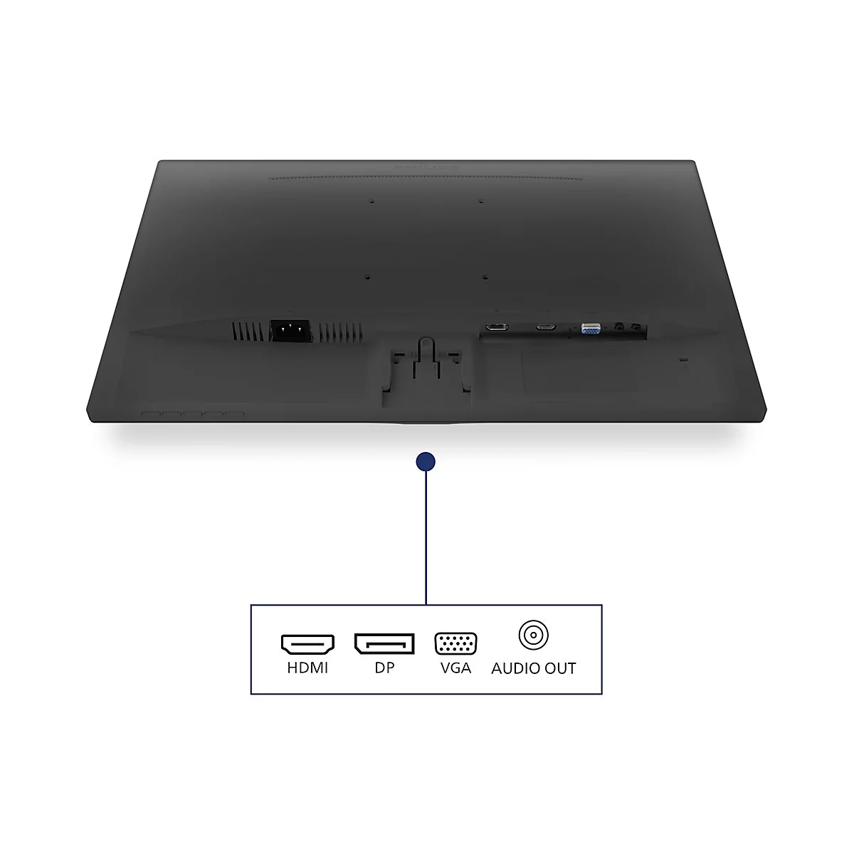 Philips V-line 273V7QJAB - LED-Monitor - 68.6 cm (27') - 1920 x 1080 Full HD (1080p) @ 60 Hz - IPS - 250 cd/m²