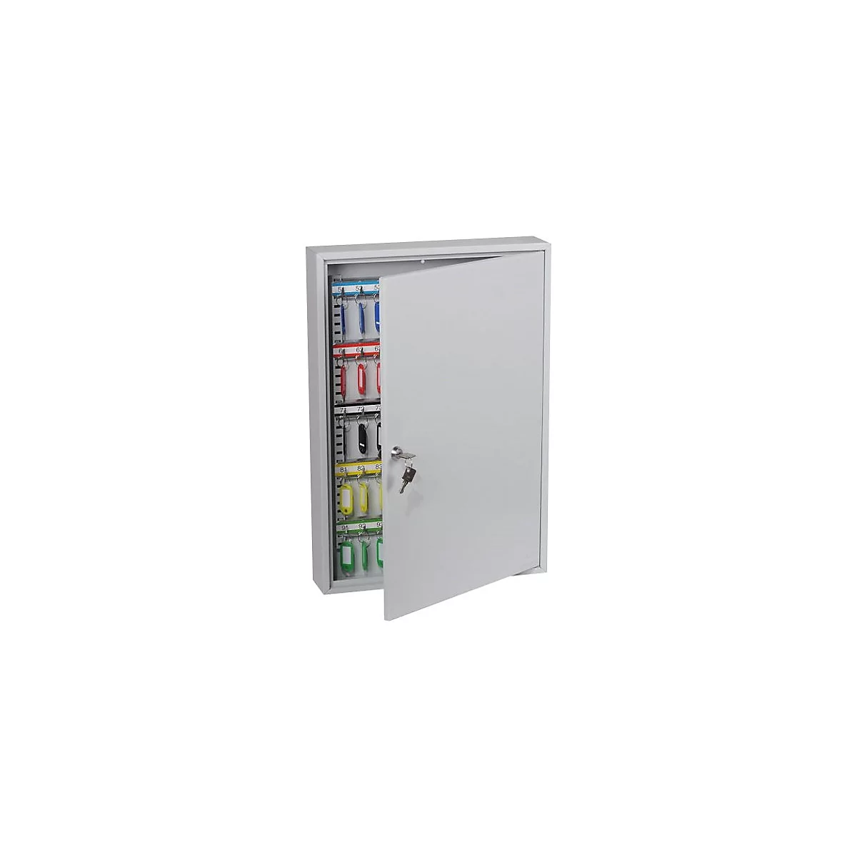 Phoenix KC0603K - Schlüsselschrank - 1 Türen - 100 Haken - Hellgrau