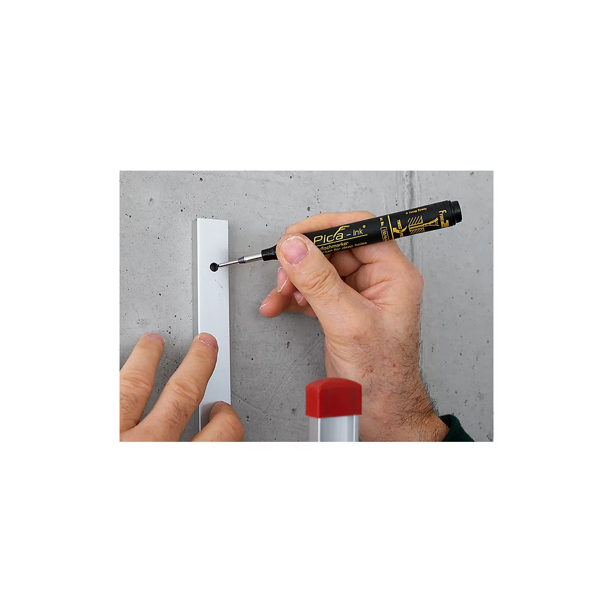 Pica INK Tiefloch-Marker, Strichstärke 1,5 mm, schwarz