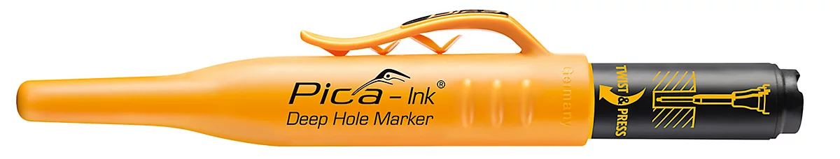 Pica INK Tiefloch-Marker, Strichstärke 1,5 mm, schwarz