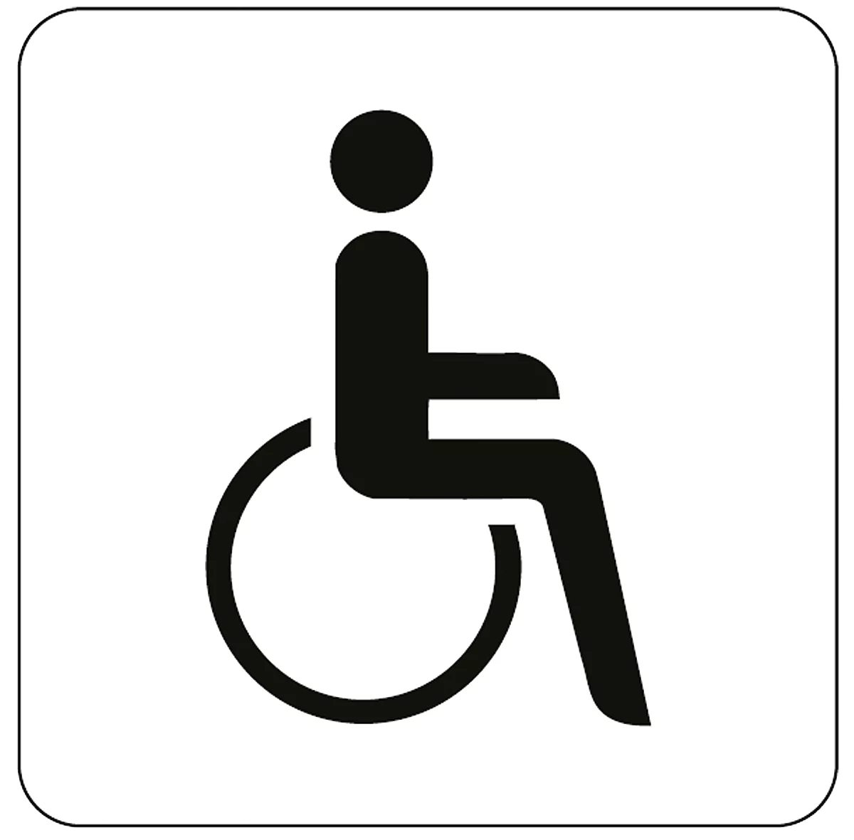 Pictograma "usuario de silla de ruedas"