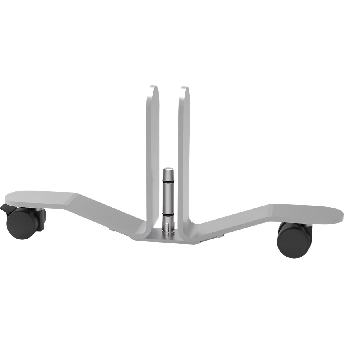 Pied mobile pour cloisons acoustiques de Schäfer Shop Select, en métal, avec 2 roulettes
