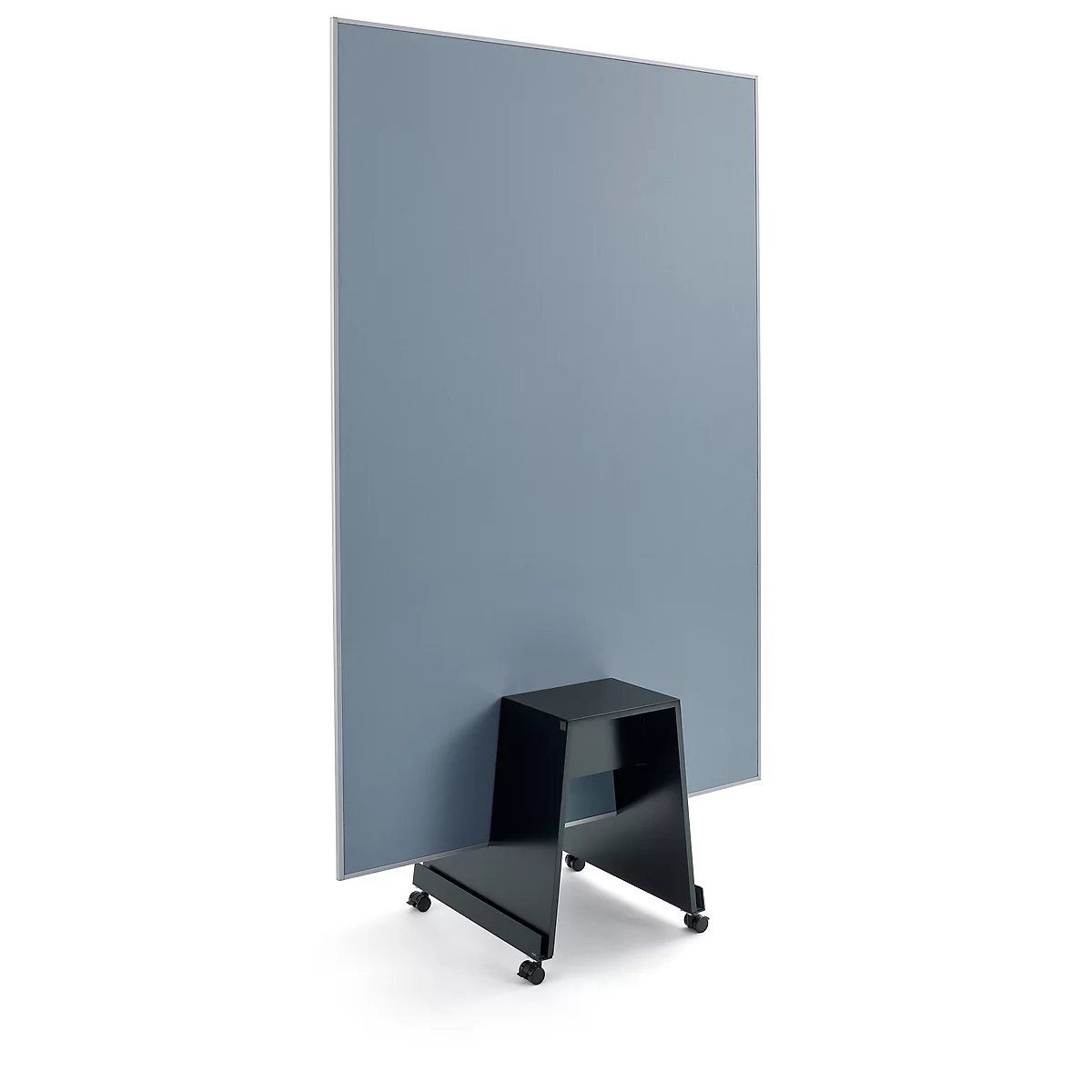 Pied mobile pour tableau Sigel Business, pour 1 - 2 tableaux, Support de rangement, l. 520 x P 600 x H 580 mm, noir