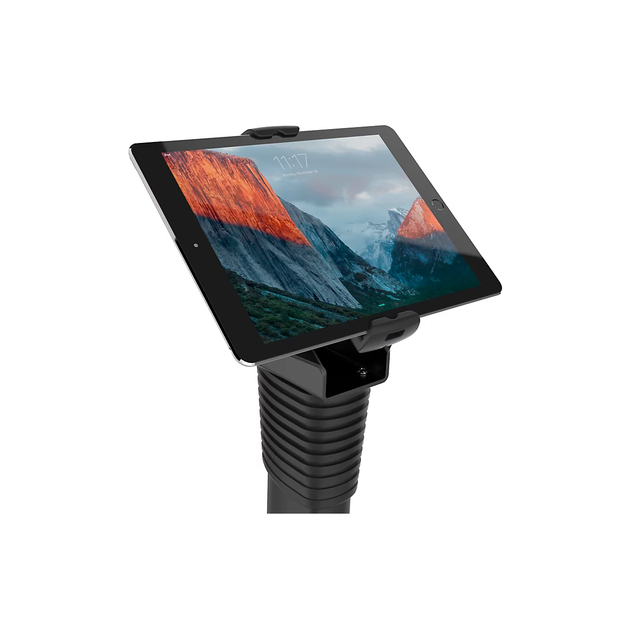 Pied pour tablette Cling Compulocks, pour 7' à 13', orientable à 90°, hauteur ajustable, Norme VESA, noir
