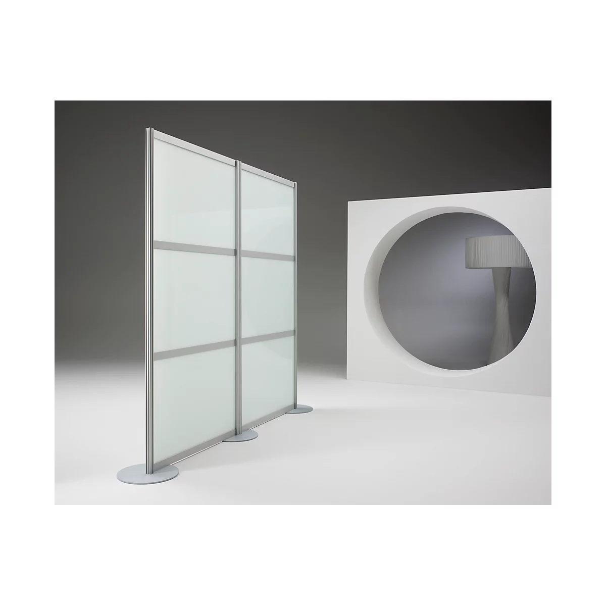 Pied rond pour installation autoportante