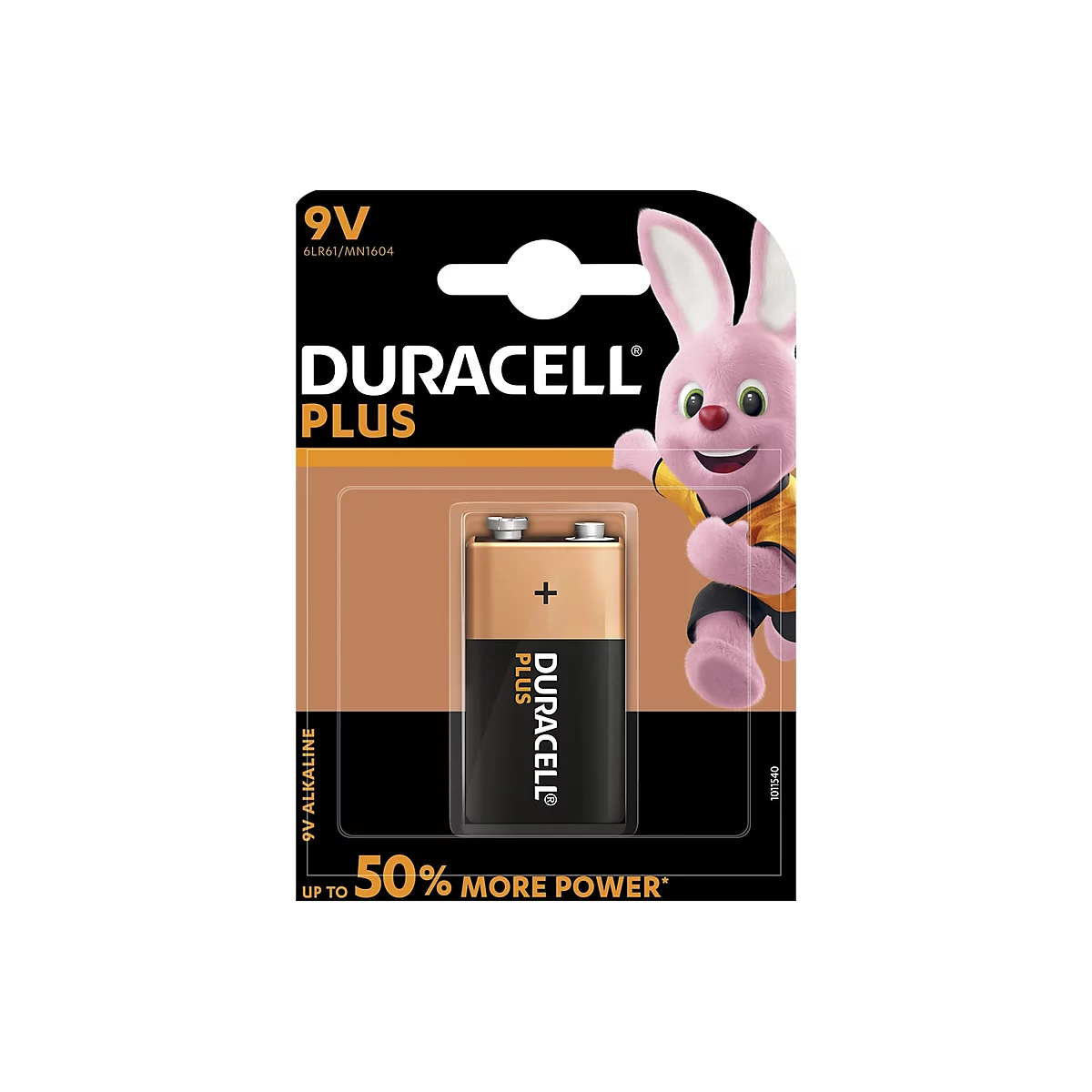 Pilas DURACELL® Plus, E-block, 9 V, individuales