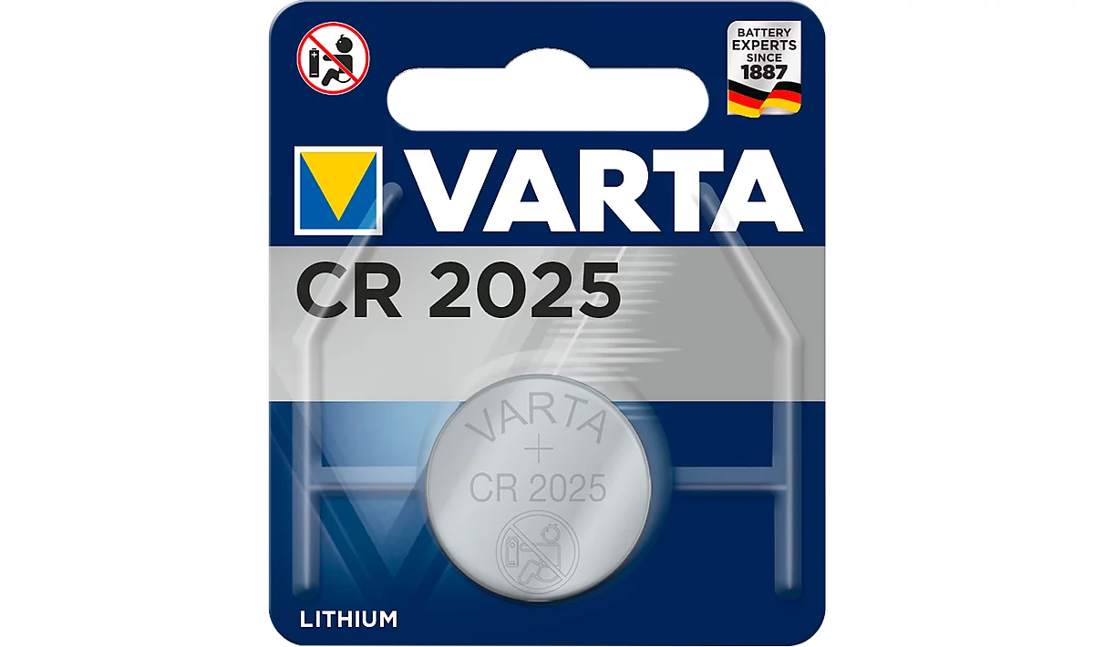 Varta - Pile bouton - CR 2025 - Lithium 3V - Battery Shop