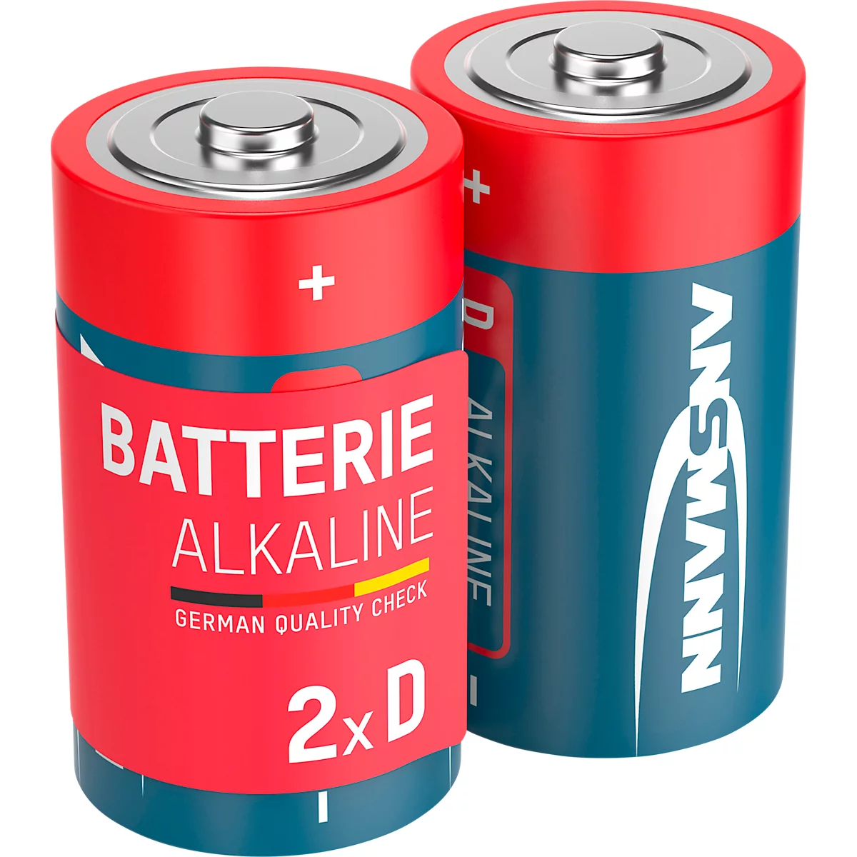 Paquet de 2 piles LR20 Ansmann Red Alkaline