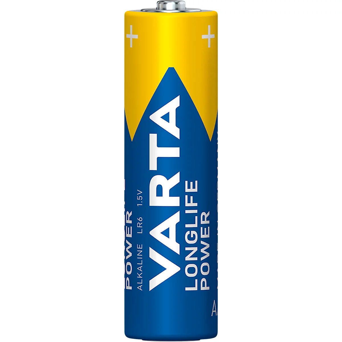 Piles VARTA Longlife Power, tension 1,5 V, particulièrement longue durée, Mignon AA, 4 pièces