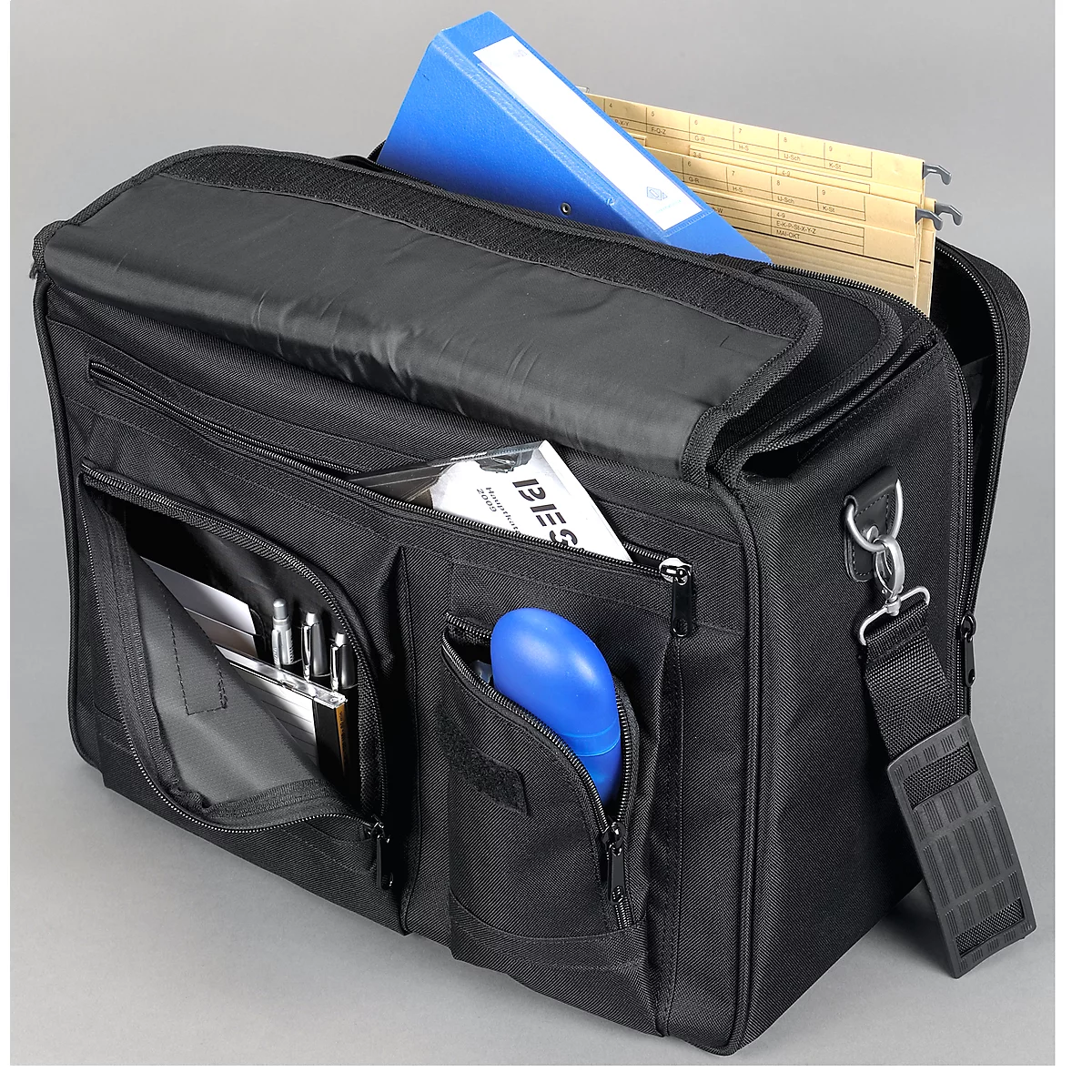 Pilot case The Flight LIGHTPAK®, avec poignée, 1 compartiment, polyester, noir