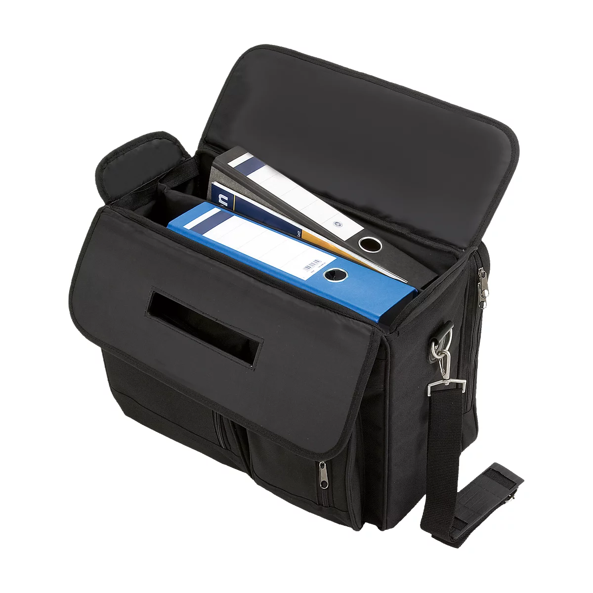 Pilot case The Flight LIGHTPAK®, avec poignée, 1 compartiment, polyester, noir