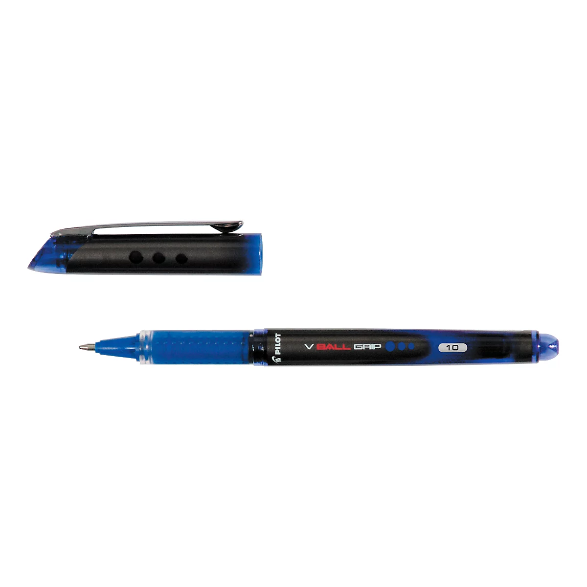 PILOT rollerbalpen V-Ball Grip, blauw, 0,7 mm