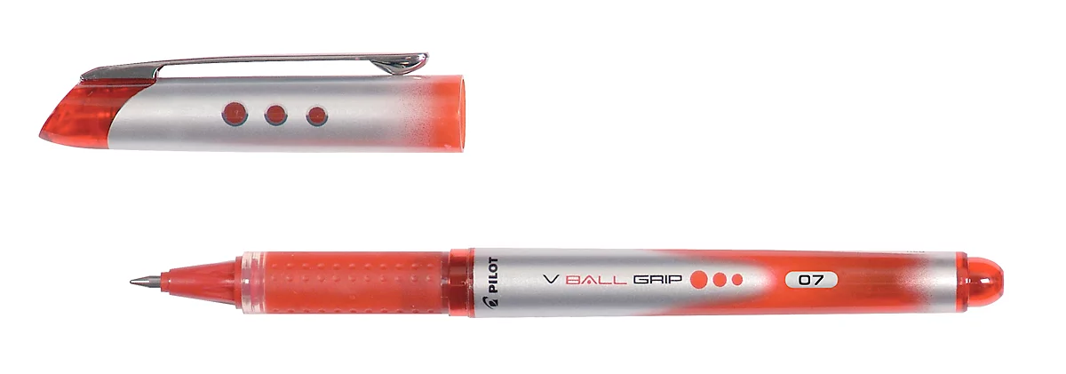 PILOT rollerbalpen V-Ball Grip, rood, 0,5 mm