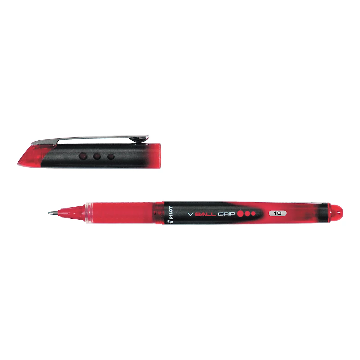 PILOT Tintenroller V-Ball Grip, rot, 0,7 mm