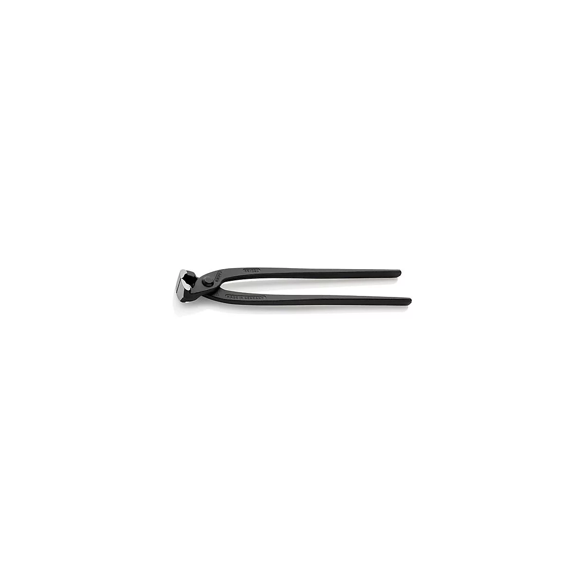 Pince Knipex noire, logo du fabricant et "Made in Germany" visibles.