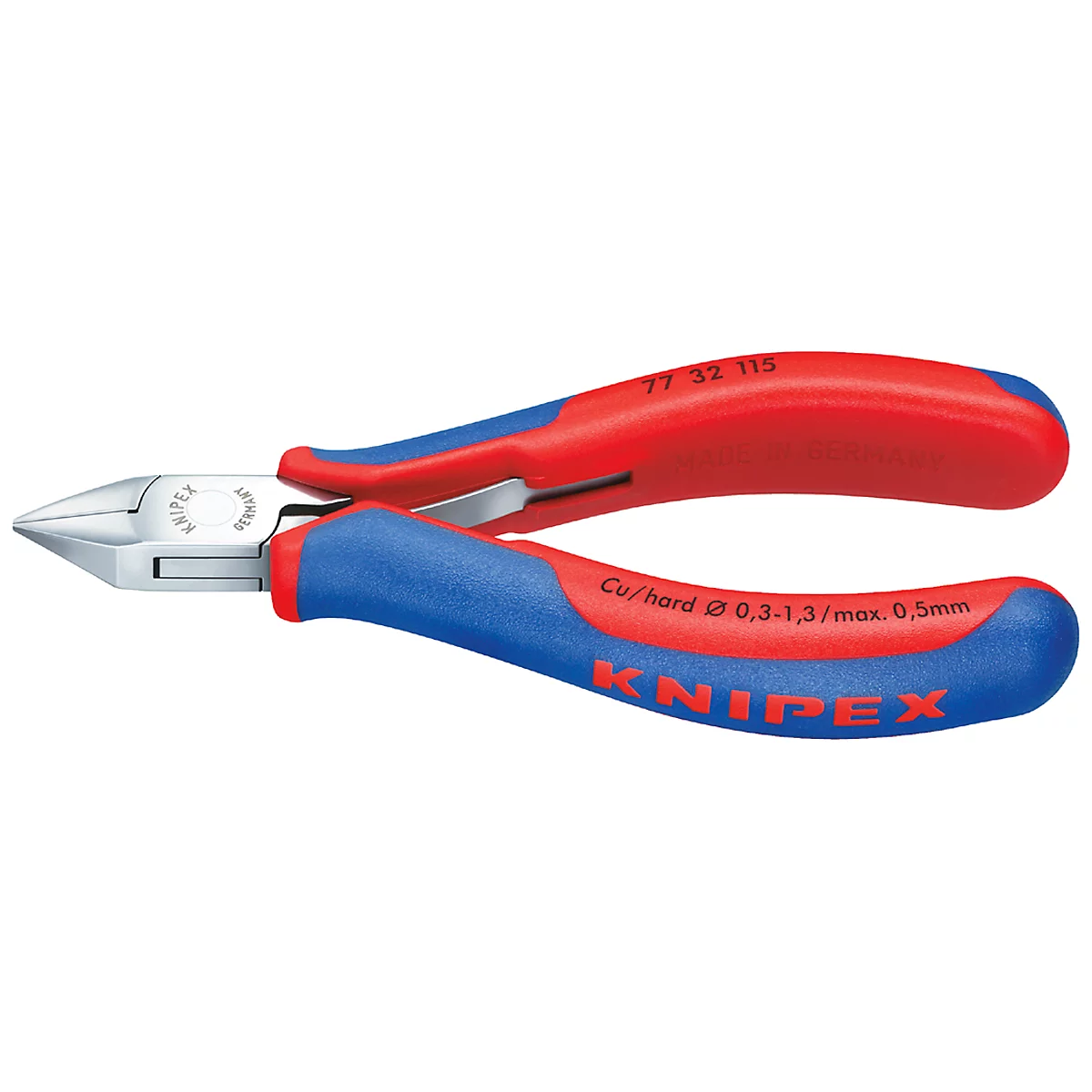 Pince coupante électronique KNIPEX, 115 mm, avec facette