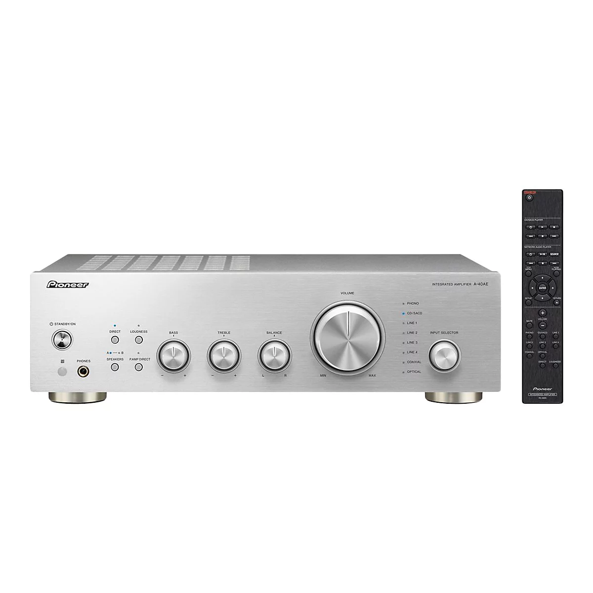 Pioneer A-40AE - Verstärker - 2 x 60 Watt - Silber