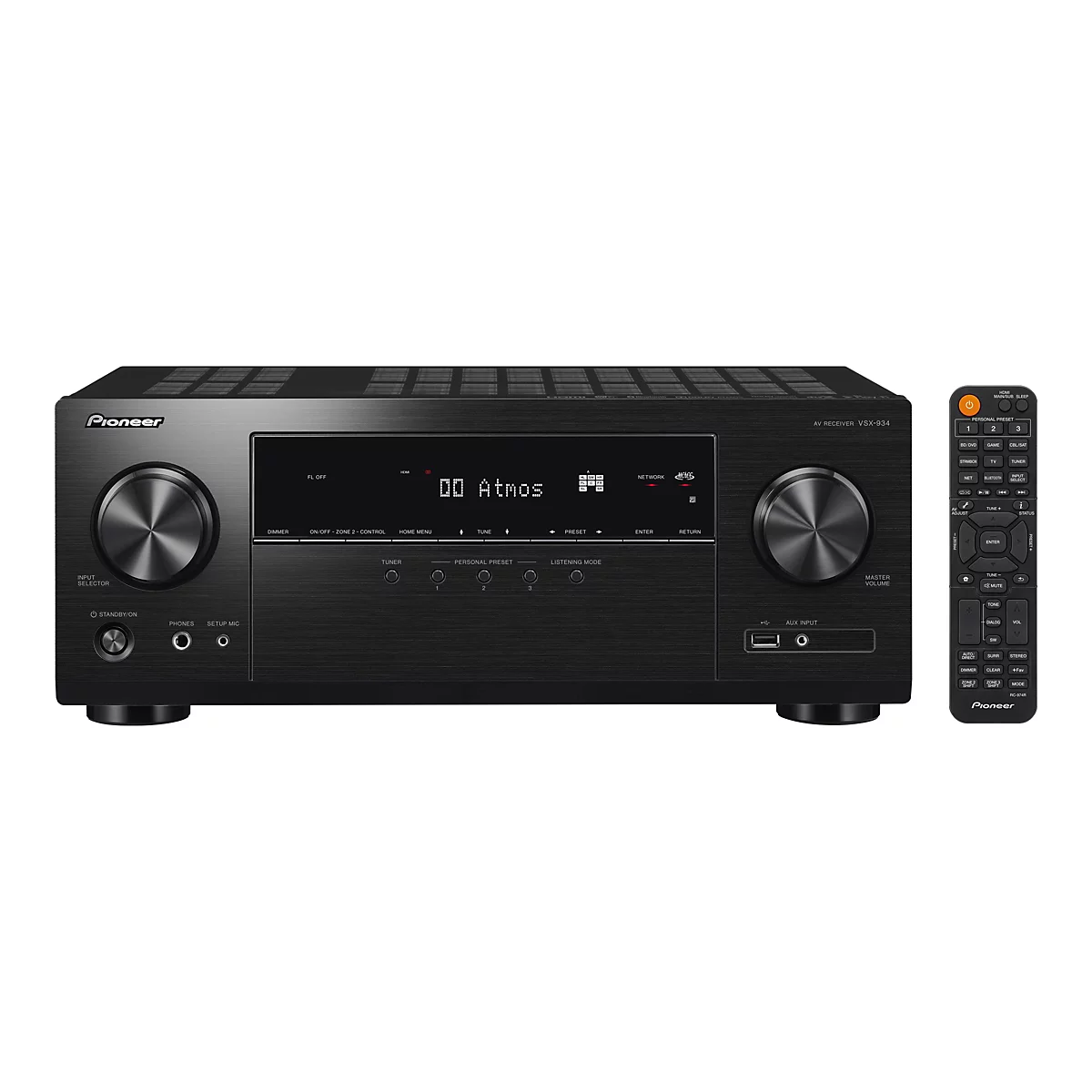 Pioneer VSX-934 - AV-Netzwerk-Receiver - 4K - HDR - 7.2-Kanal - 7 x 160 Watt