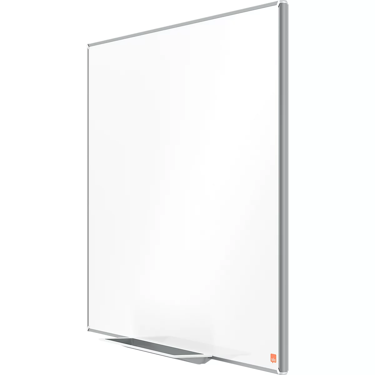 Pizarra blanca nobo Nano Clean, acero, nanorrevestimiento blanco, magnético, An 900 x Al 600 mm