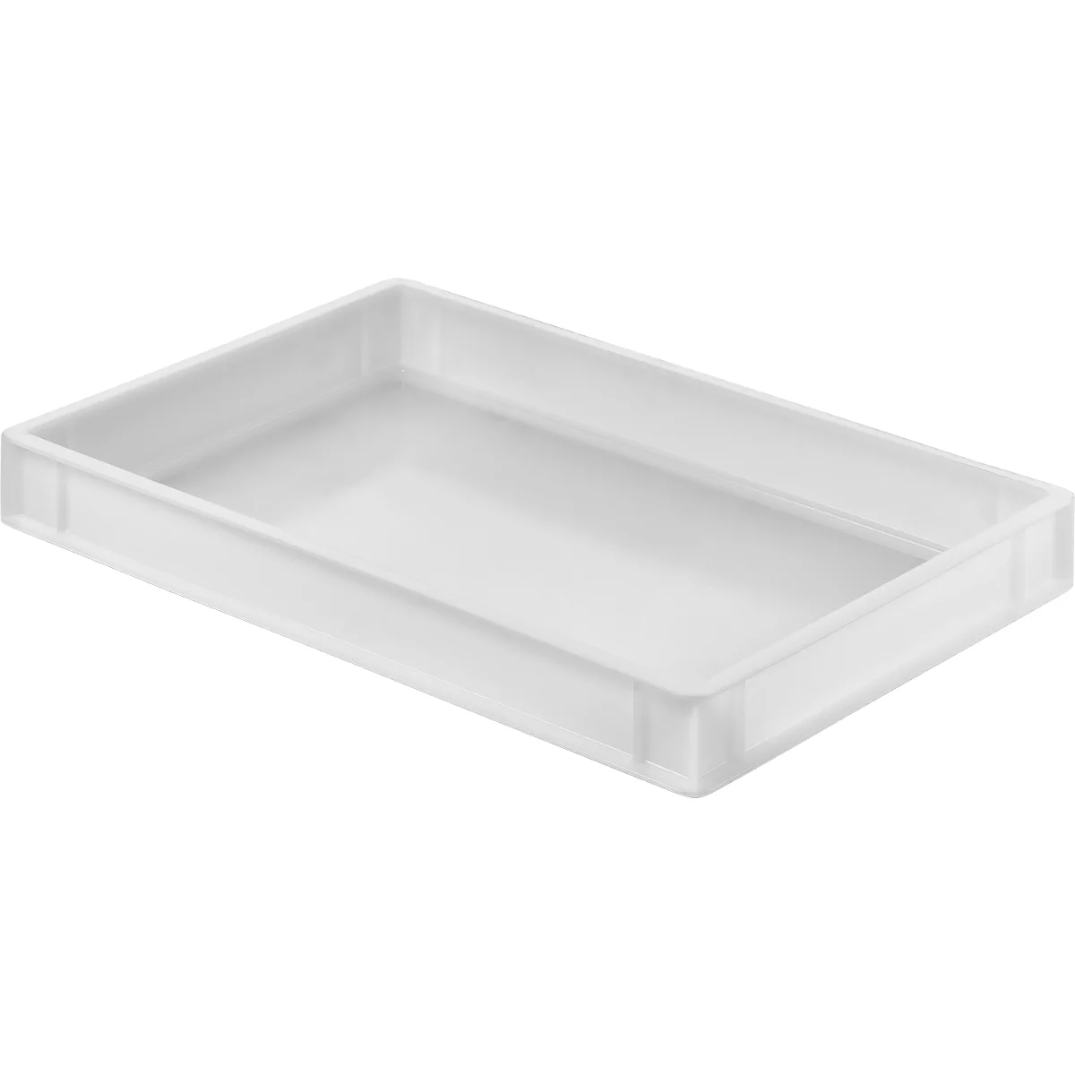 Pizzadeegbak Ringoplast, 18,24 l, Euro-norm, voedselveilig, stapelbaar, L 600 x B 400 x H 76 mm, HDPE, natuurlijke kleur, zonder deksel