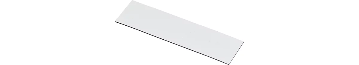 Placas de cojinetes magnéticos, blanco, 20 x 100 mm