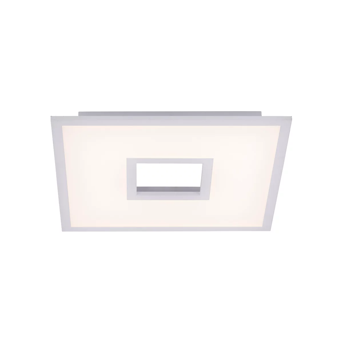 Plafonnier LED RECESS, 2 sources lumineuses, 2700-5000 K, changement RGB &amp; gestion de la lumière CCT, 22+5 W, L 450 x W 450 mm