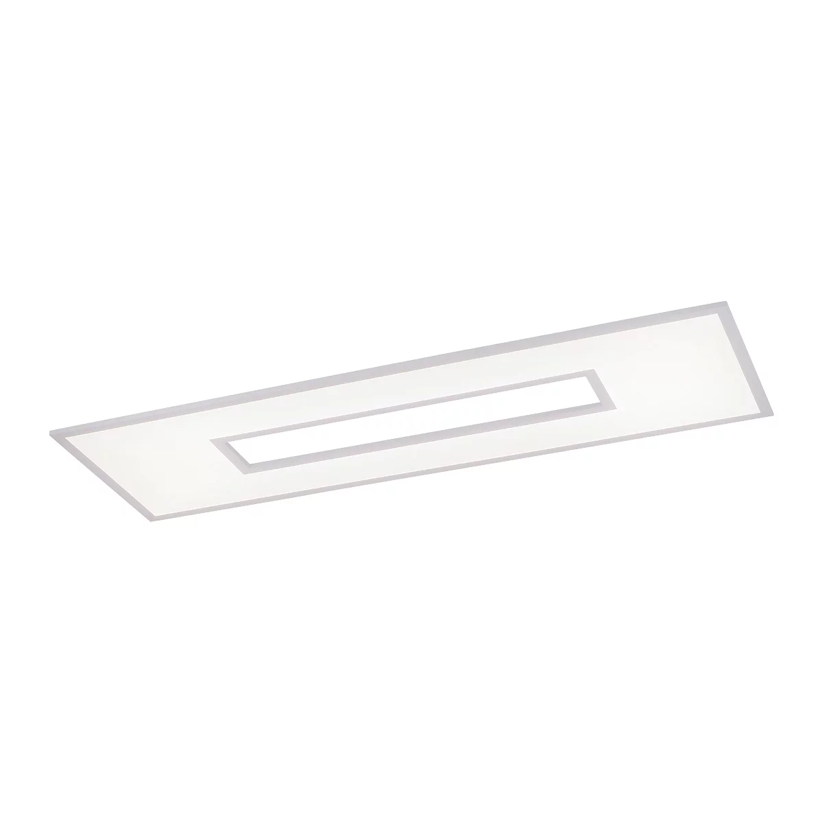Plafonnier LED RECESS, 2 sources lumineuses, 2700-5000 K, changement RGB &amp; gestion de la lumière CCT, 37+9 W, L 1200 x W 400 mm