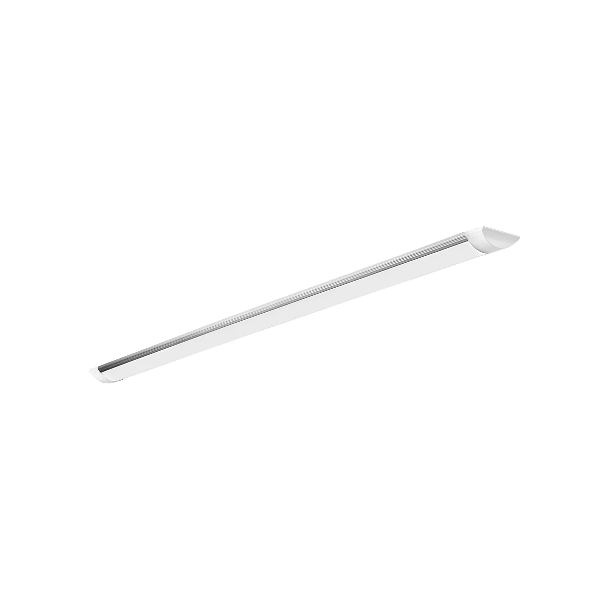 Plafonnier / luminaire suspendu à LED ALCO avec suspension par câble, 3700 lumen, 4500 K blanc neutre, L 1200 x l 75 x H 25 mm
