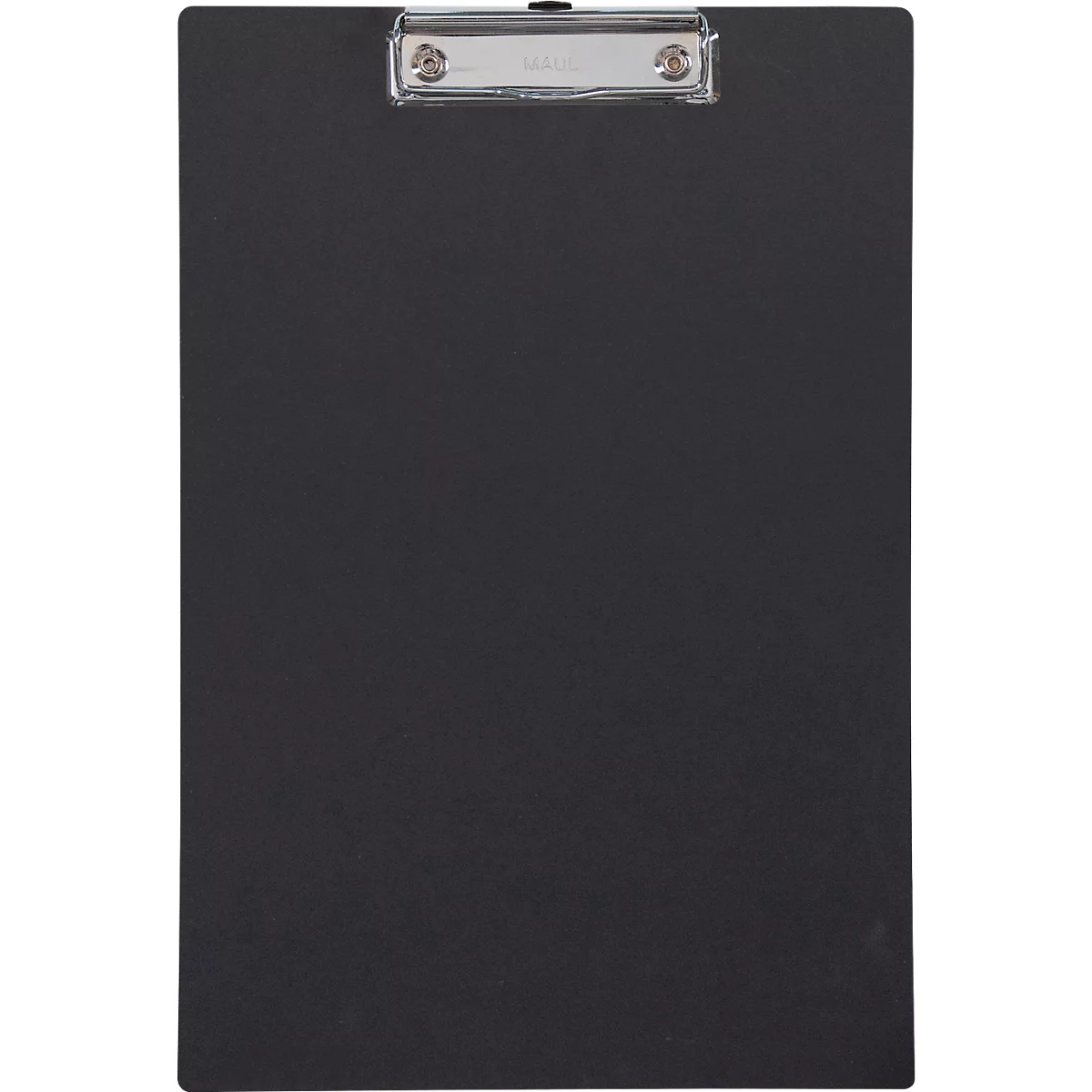 Planche à pince Maul MAULbalance, format A4 vertical, largeur de pince 8 mm, personnalisable, à suspendre, L 325 x l 225 x H 14 mm, carton, recyclable, noir