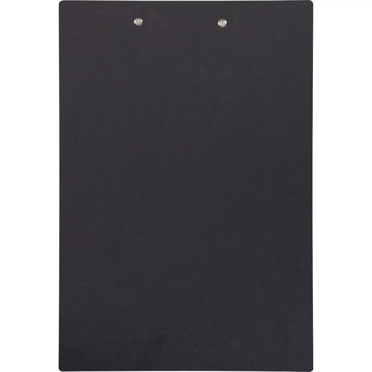 Planche à pince Maul MAULbalance, format A4 vertical, largeur de pince 8 mm, personnalisable, à suspendre, L 325 x l 225 x H 14 mm, carton, recyclable, noir