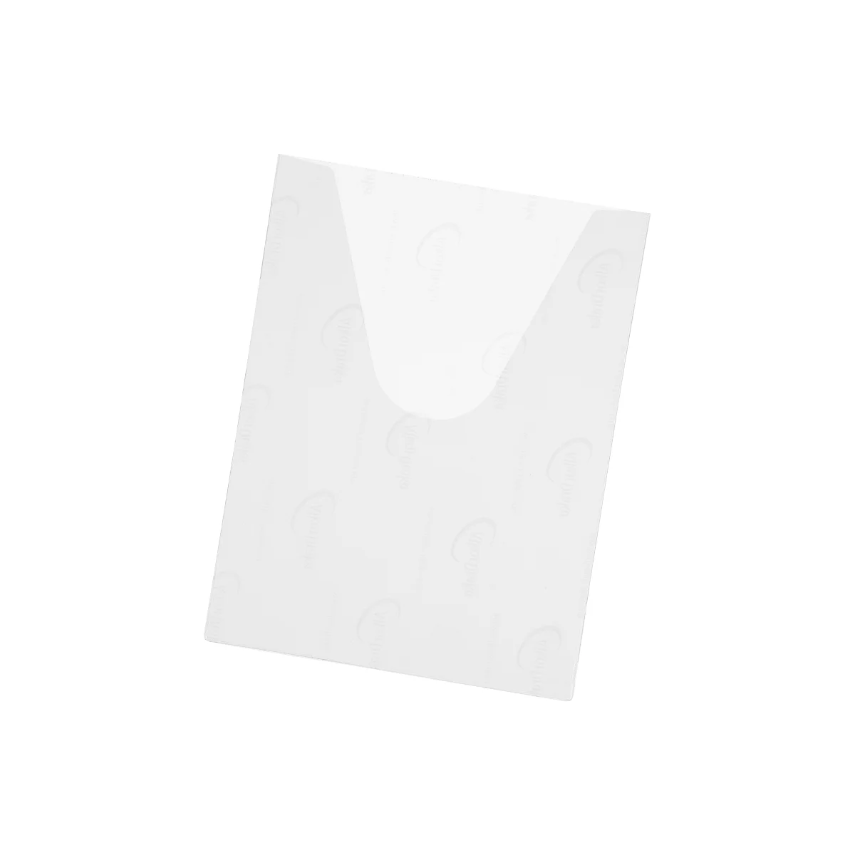 Planchette de commutation Eichner, DIN A4, autocollante, avec ouverture en V, transparente, 25 pièces