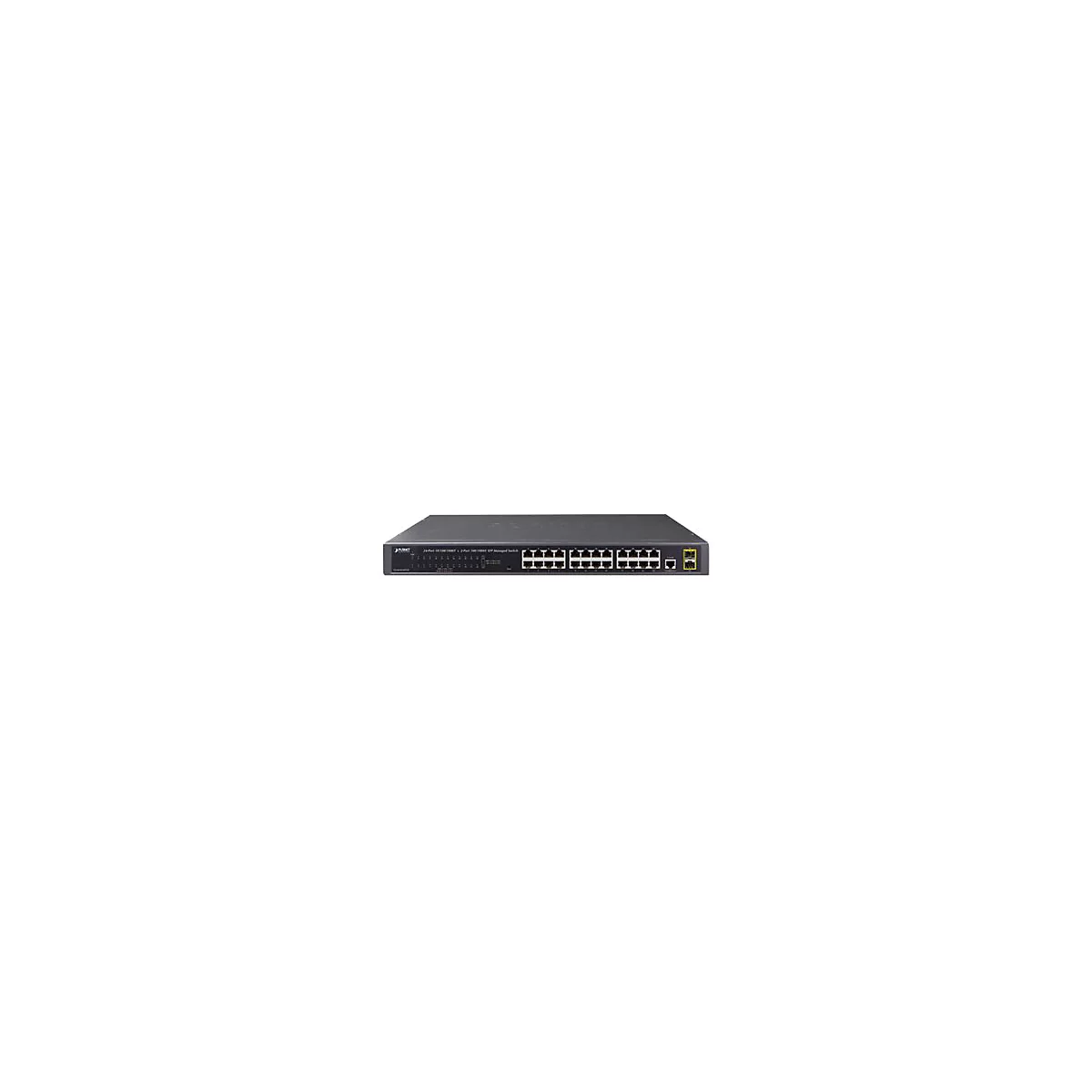 PLANET GS-4210-24T2S - Switch - managed - 24 x 10/100/1000 + 2 x SFP - Desktop, an Rack montierbar
