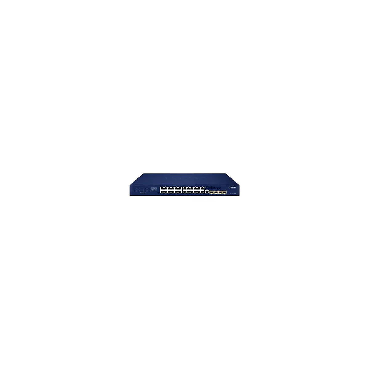 PLANET GS-4210-24T4S - Switch - L4 - managed - 24 x 10/100/1000 + 4 x SFP - Desktop, an Rack montierbar