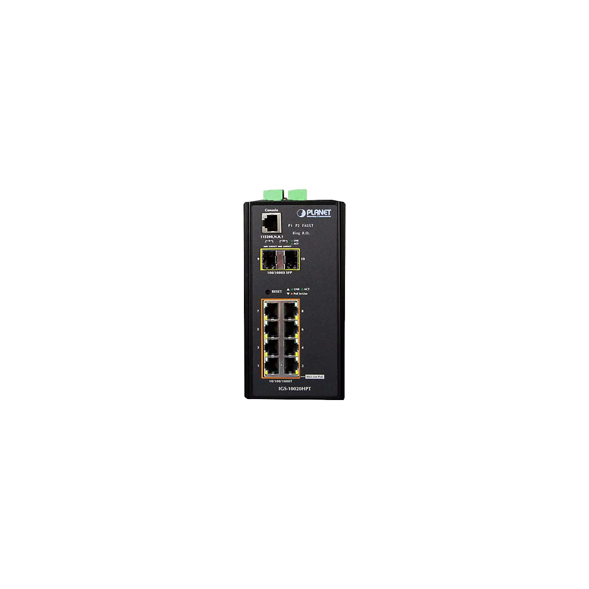 PLANET IGS-10020HPT - Switch - 10 Anschlüsse - managed
